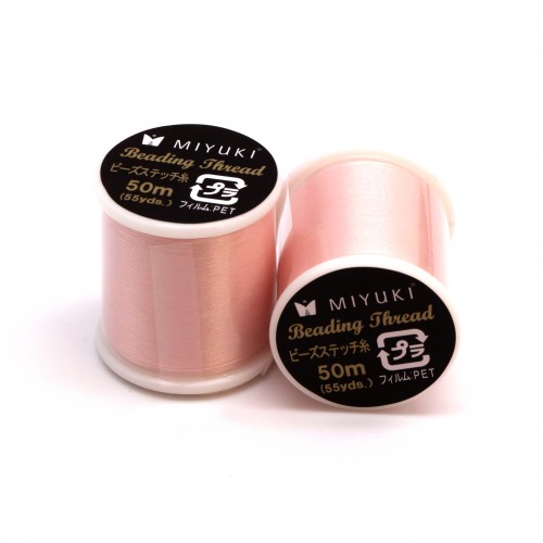 Нить бисерная Miyuki розовая (диаметр 0,2мм, длина 50м) K4570-14